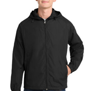 Hooded Raglan Jacket